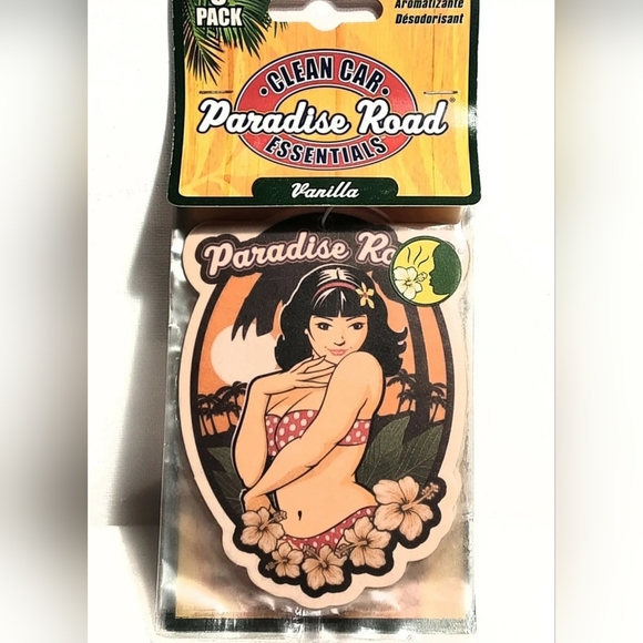 COPY - Hanging Car & Home Air Freshener Pack of 3 Hawaiian Pinup Girl - Picture 11 of 15